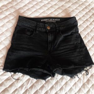 american eagle denim shorts